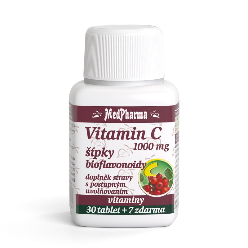 MedPharma Vitamin C 1000 mg s šípky 37 tablet MedPharma