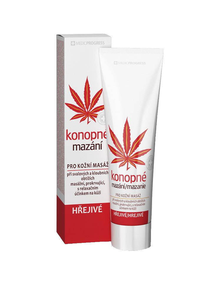 Medic progress Konopné mazání hřejivé 100 ml Medic progress