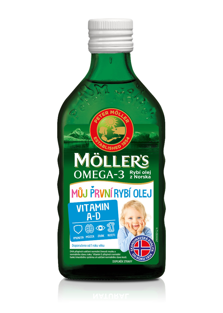 Mollers Omega 3 Můj první rybí olej 250 ml Mollers