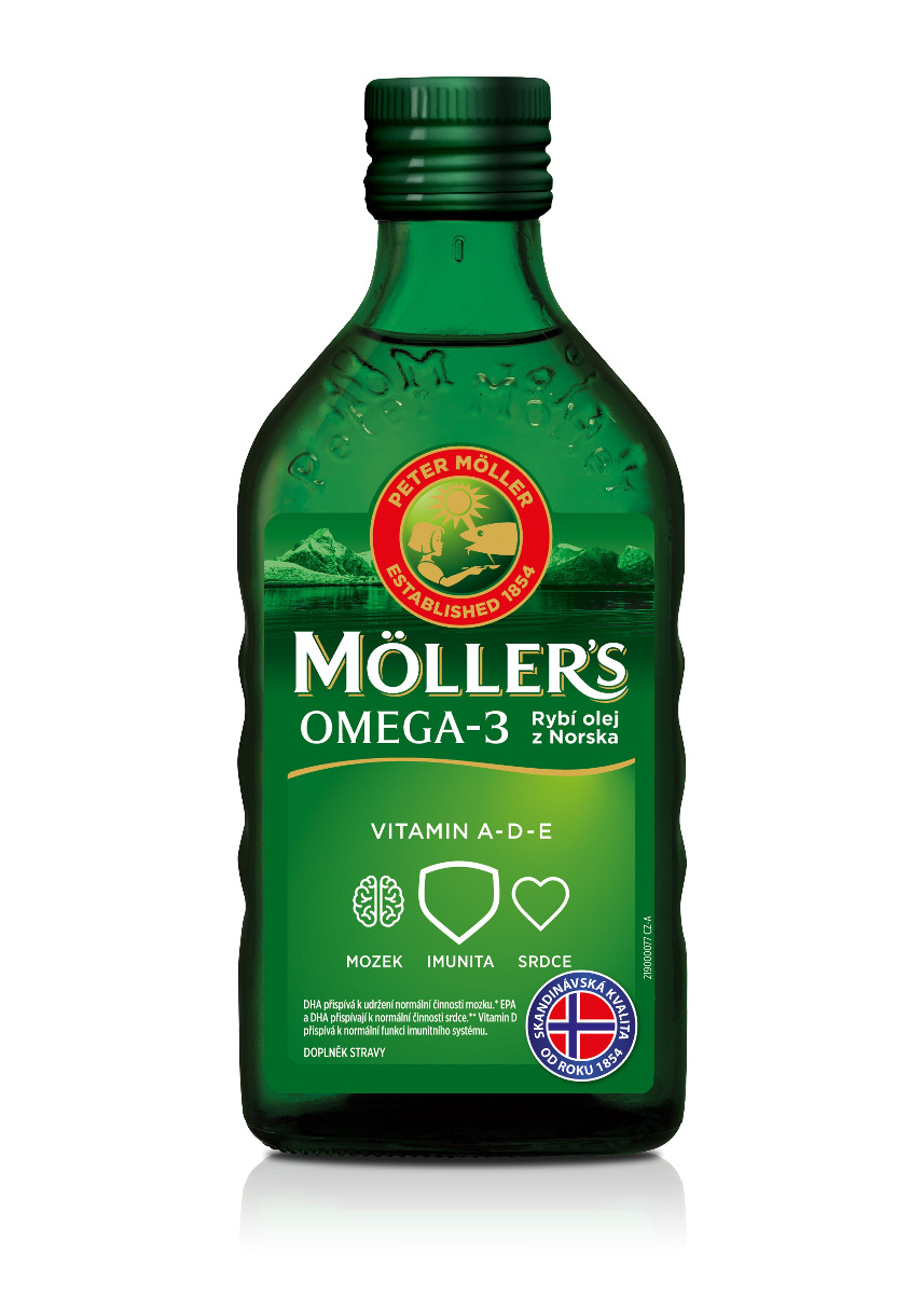Mollers Omega 3 Natur olej 250 ml Mollers