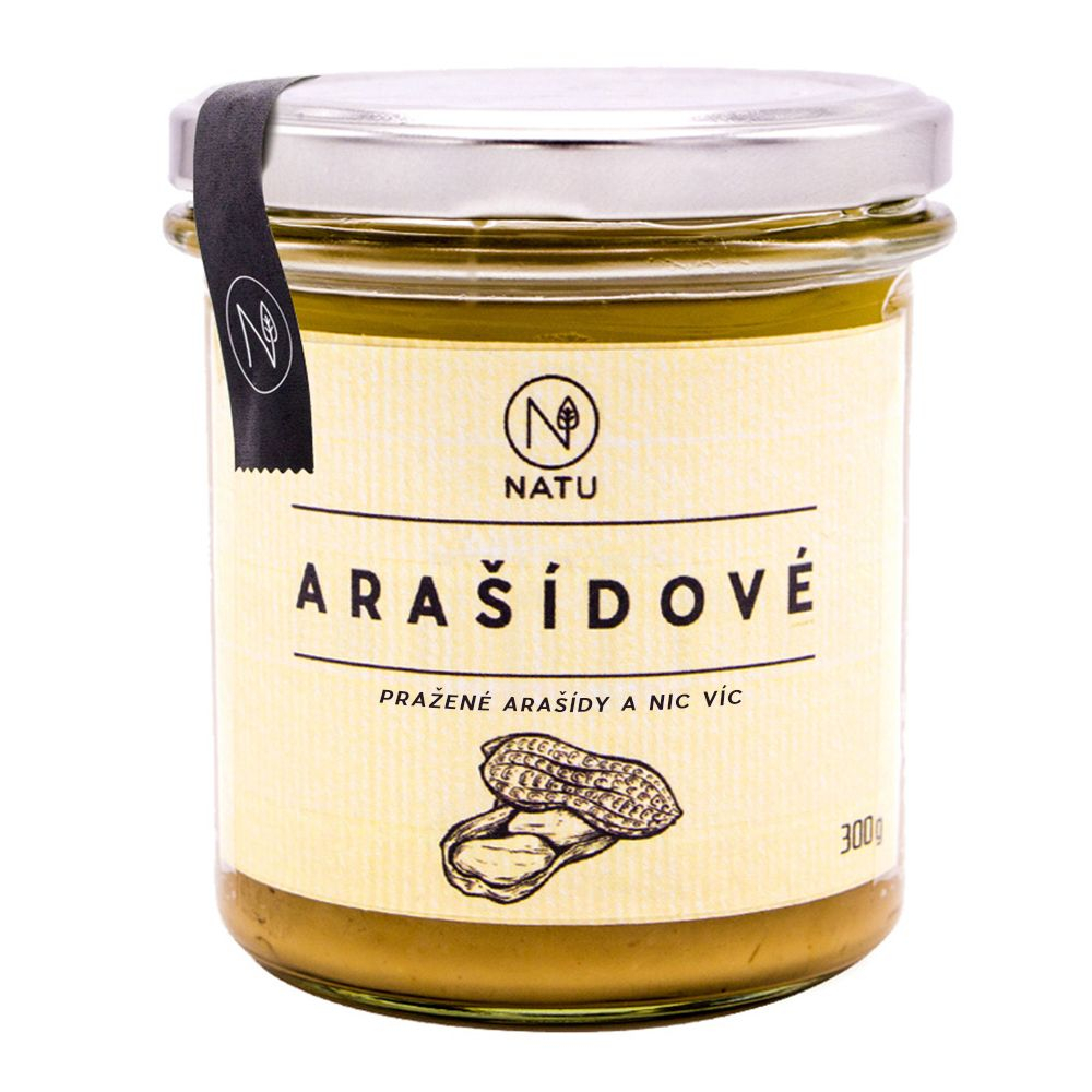 NATU Arašídový krém pražený 300 g NATU