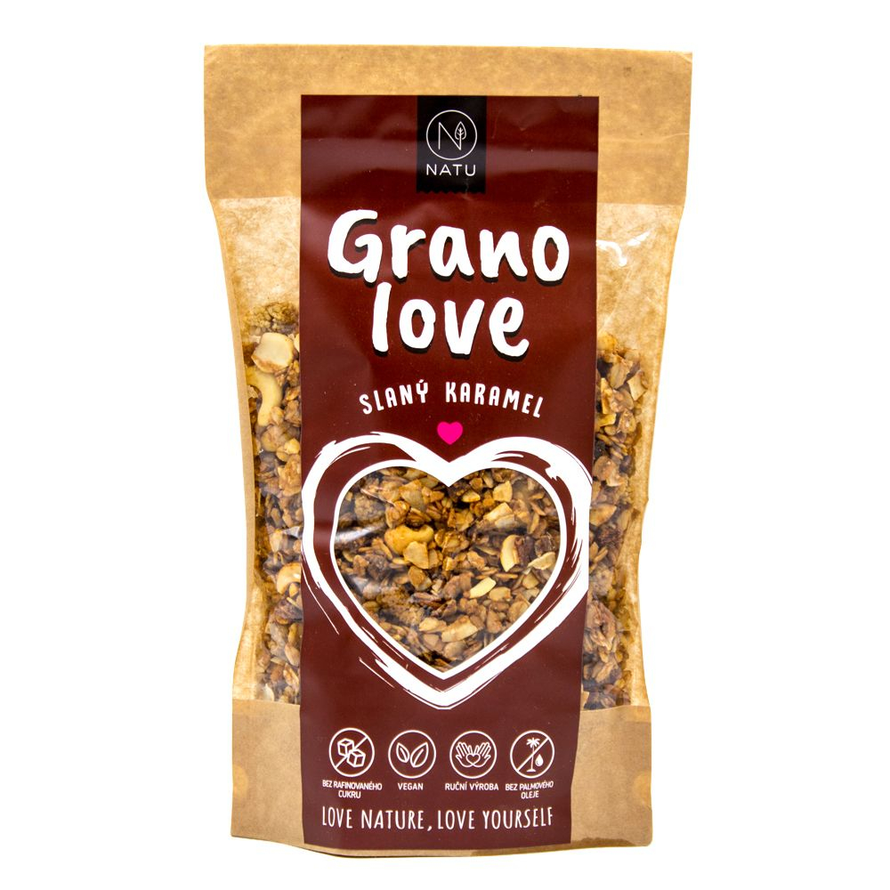 NATU Granola Slaný karamel 400 g NATU
