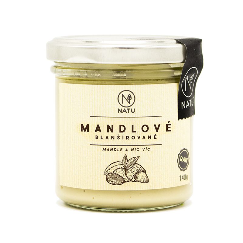NATU Mandlový krém blanšírovaný 140 g NATU