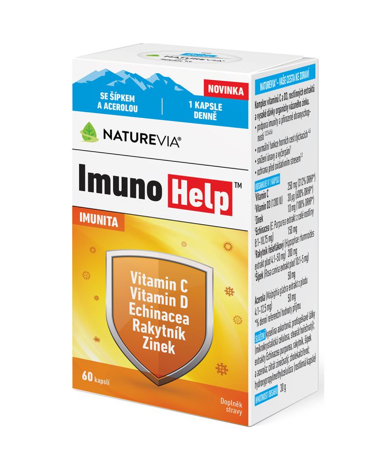 NatureVia ImunoHelp 60 kapslí NatureVia