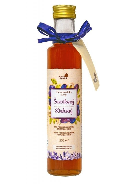 Naturprodukt sirup Švestkový 250 ml Naturprodukt