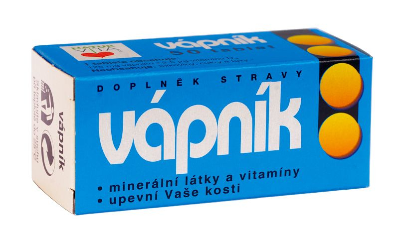 Naturvita Vápník + vitamin D 50 tablet Naturvita