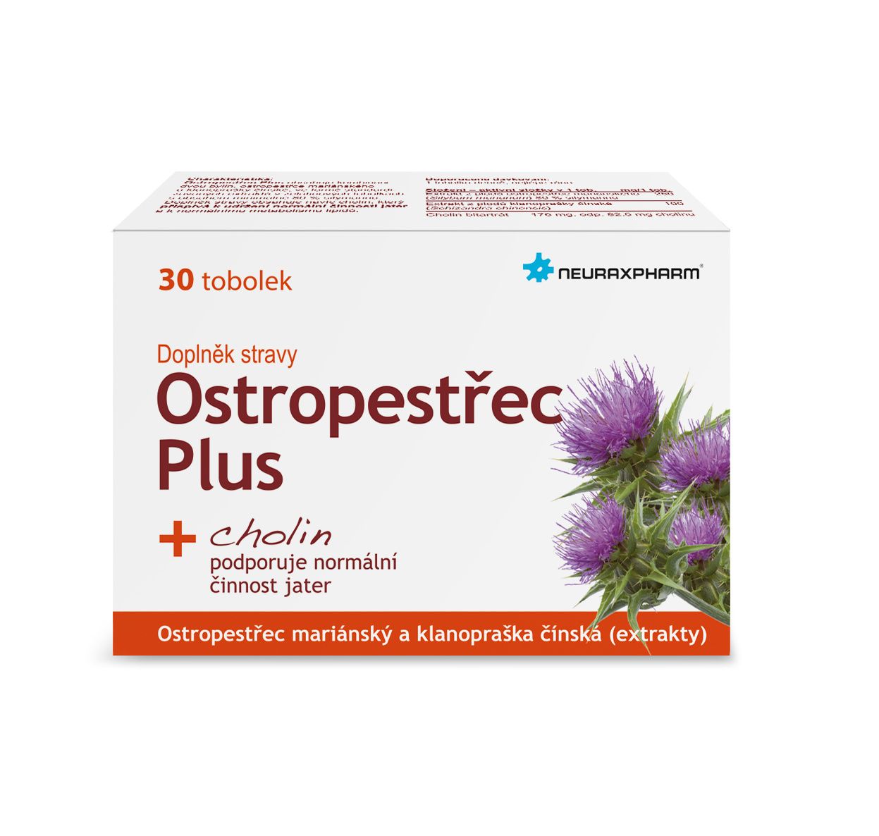 Neuraxpharm Ostropestřec Plus 30 tobolek Neuraxpharm