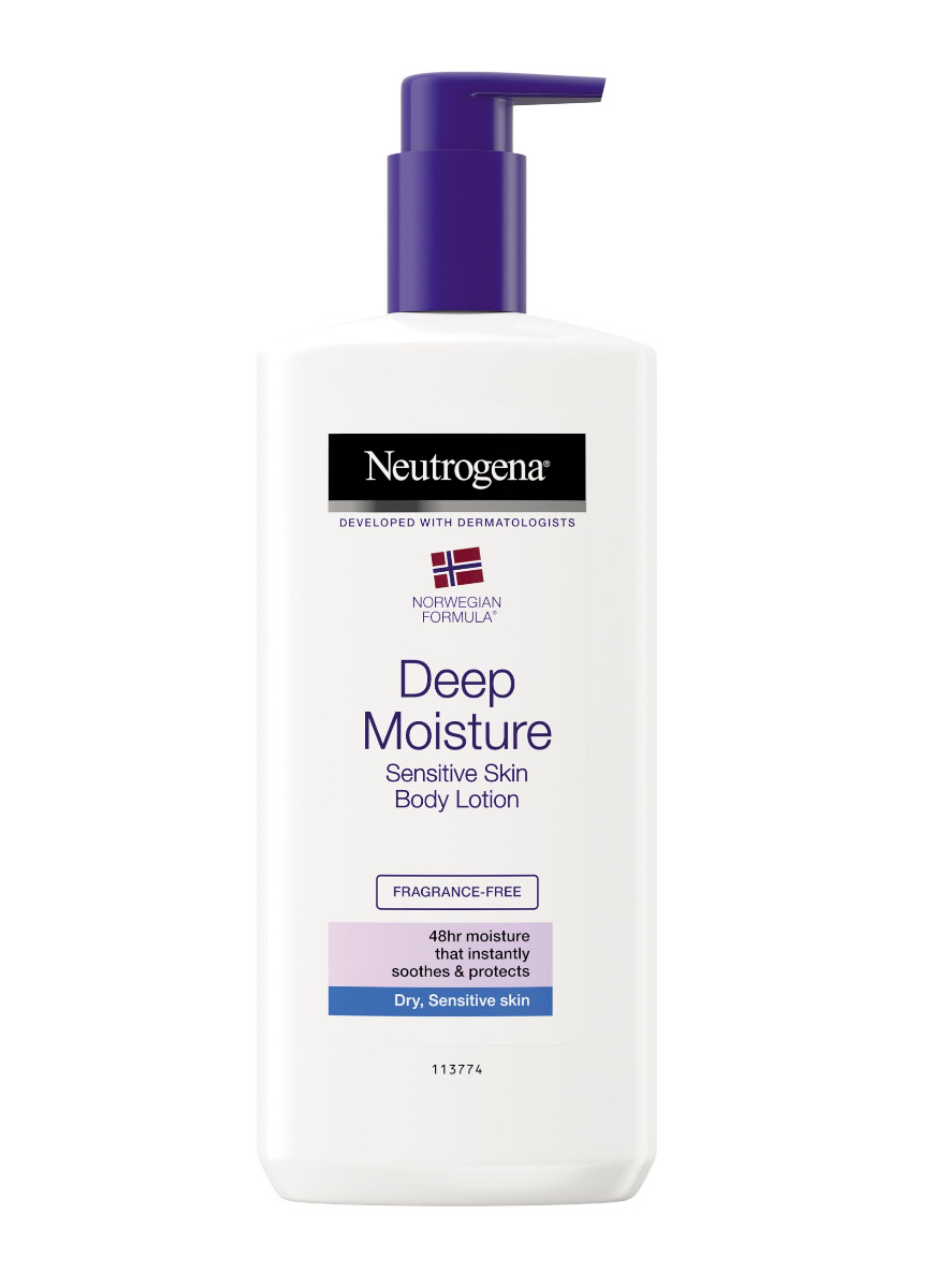 Neutrogena Hloubkově hydratační tělové mléko pro citlivou pokožku 400 ml Neutrogena