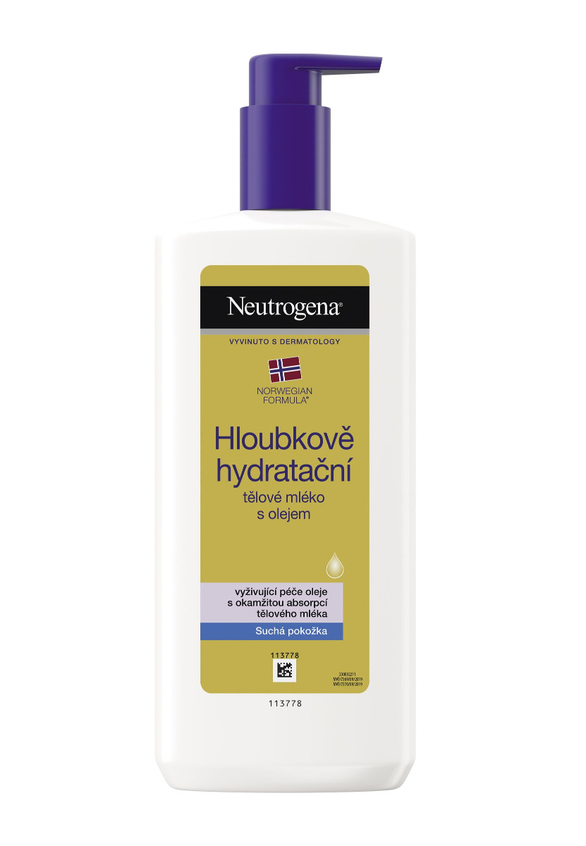 Neutrogena Hloubkově hydratační tělové mléko s olejem 400 ml Neutrogena