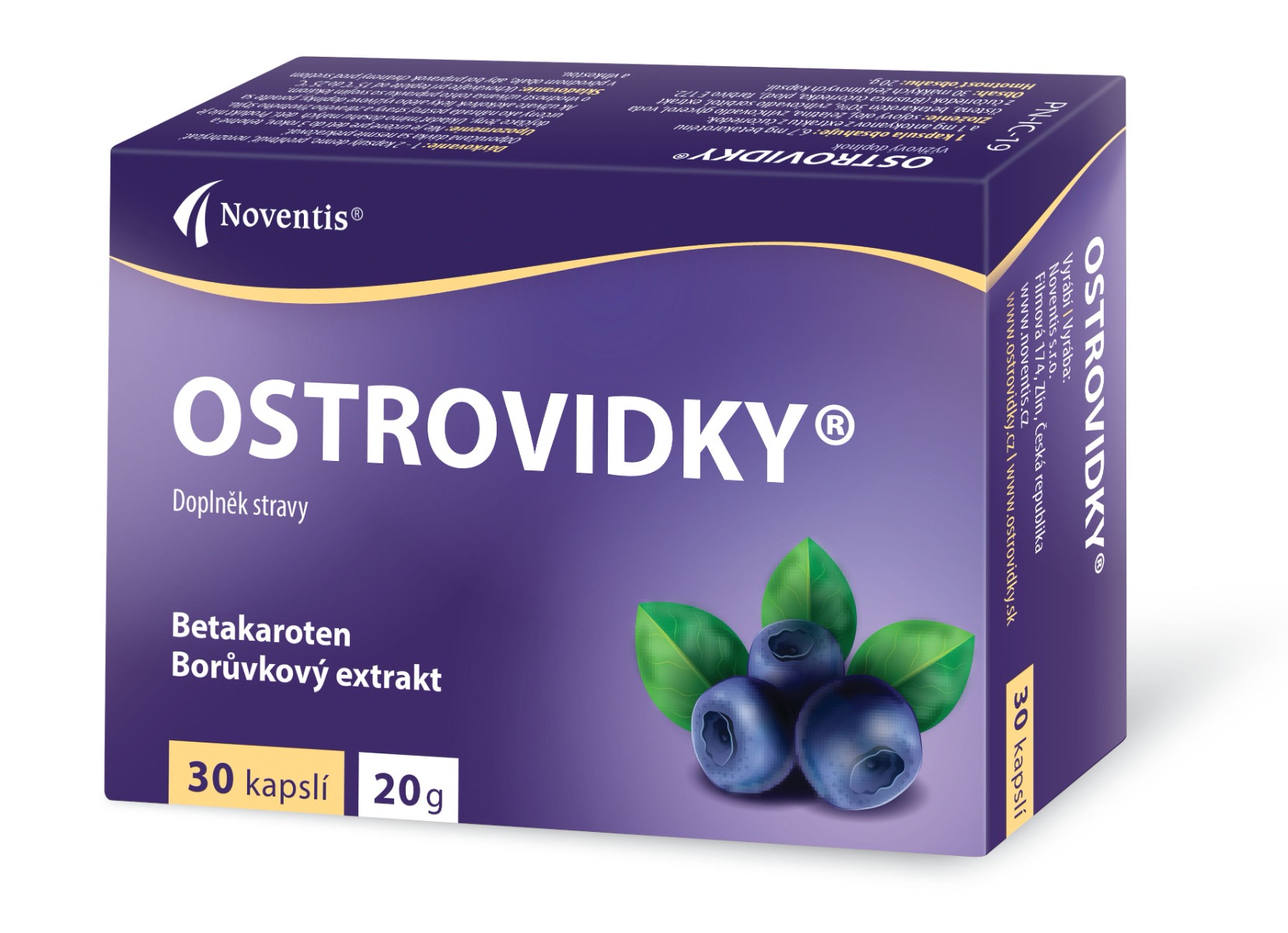 Noventis Ostrovidky 30 kapslí Noventis