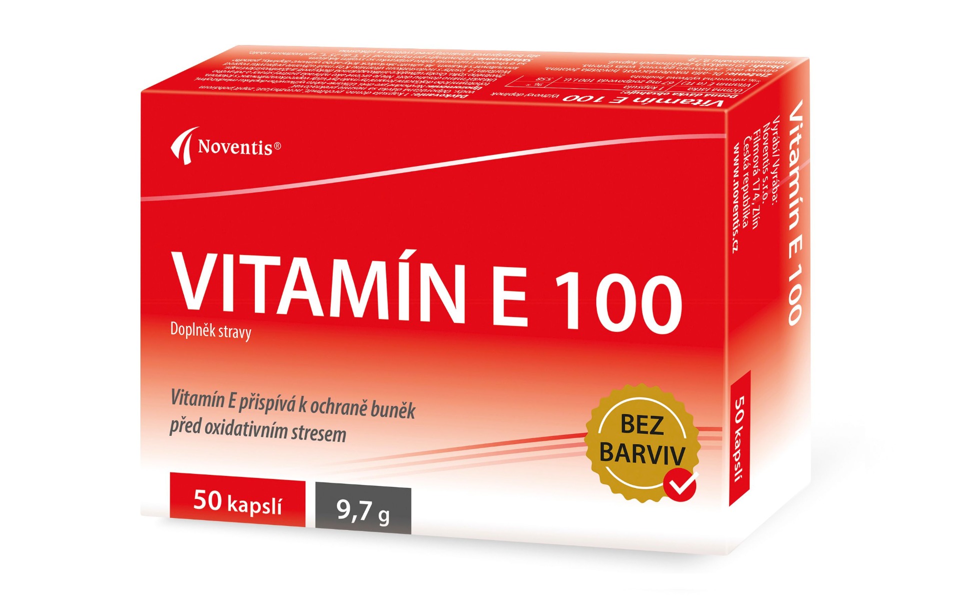 Noventis Vitamin E 100 50 kapslí Noventis
