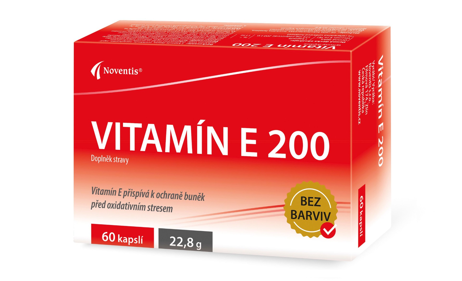 Noventis Vitamin E 200 60 kapslí Noventis