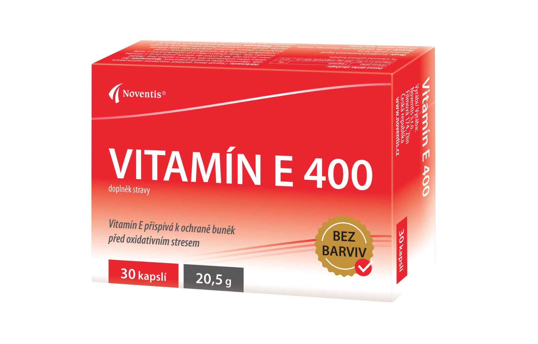 Noventis Vitamin E 400 30 kapslí Noventis