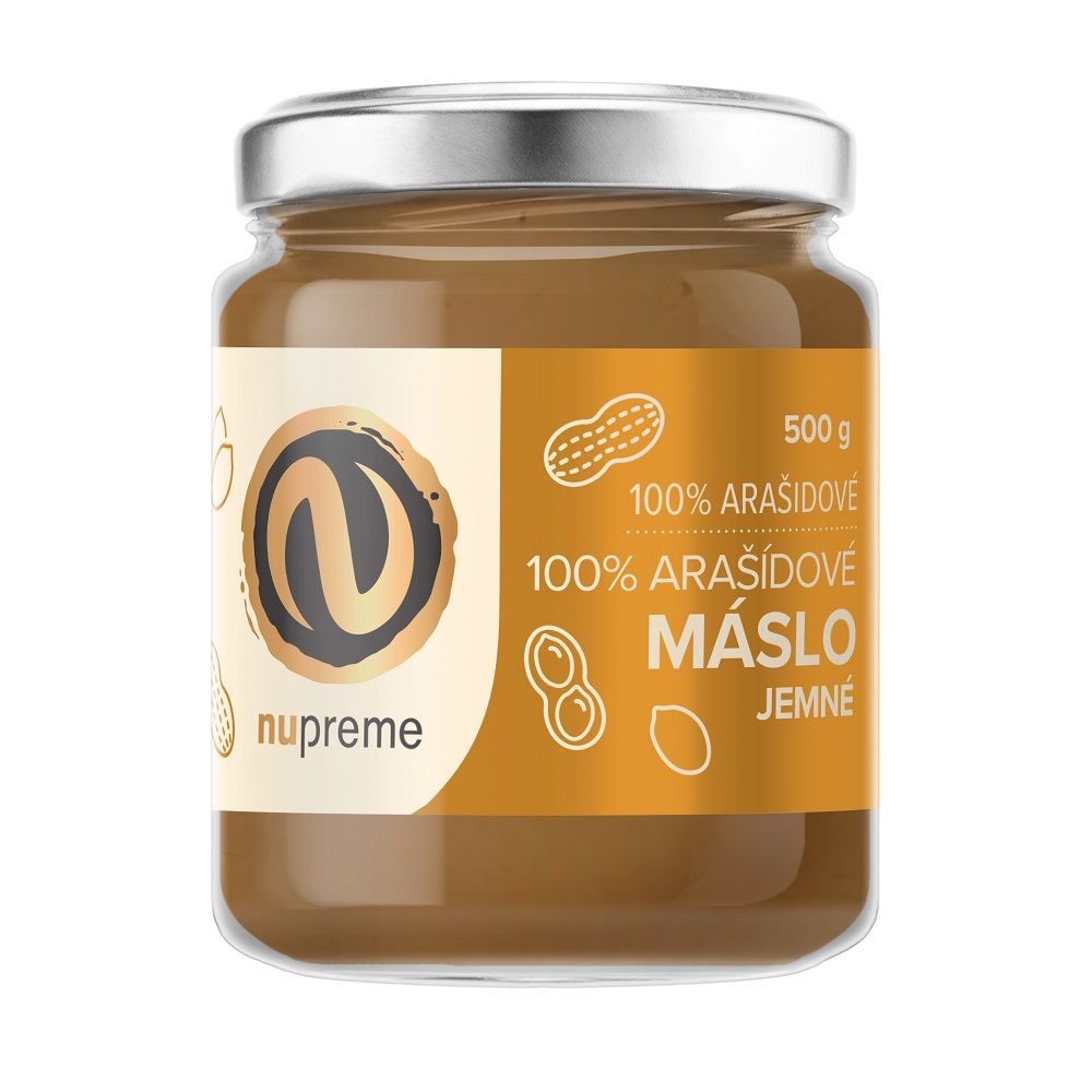 Nupreme Arašídový krém jemný 500 g Nupreme