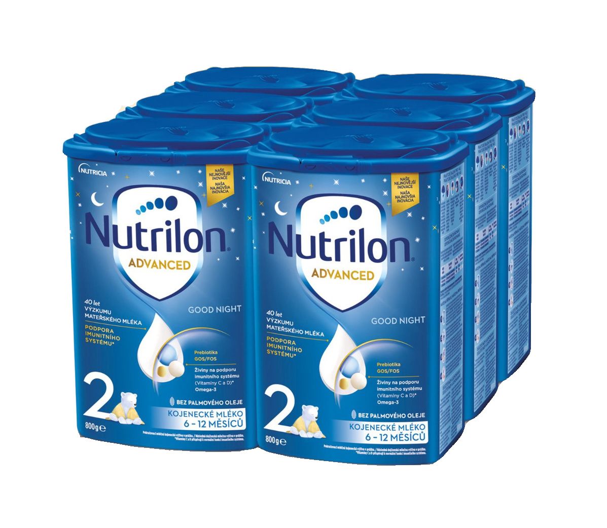 Nutrilon Advanced 2 Good Night 6x800 g Nutrilon