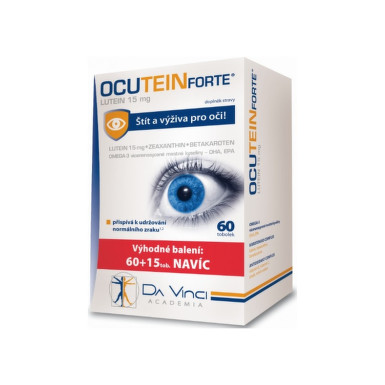 Ocutein FORTE Lutein 15 mg 60+15 tobolek Ocutein