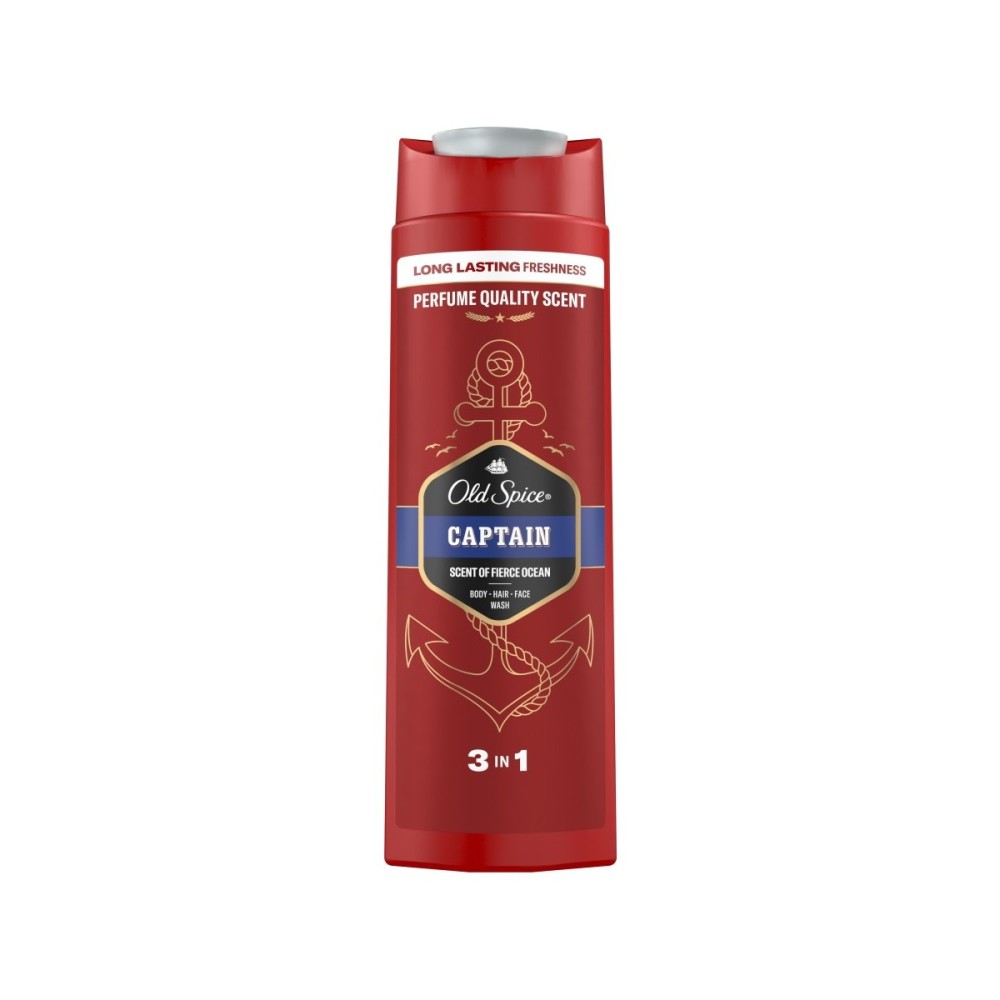 Old Spice Captain Pánský sprchový gel a šampon 400 ml Old Spice