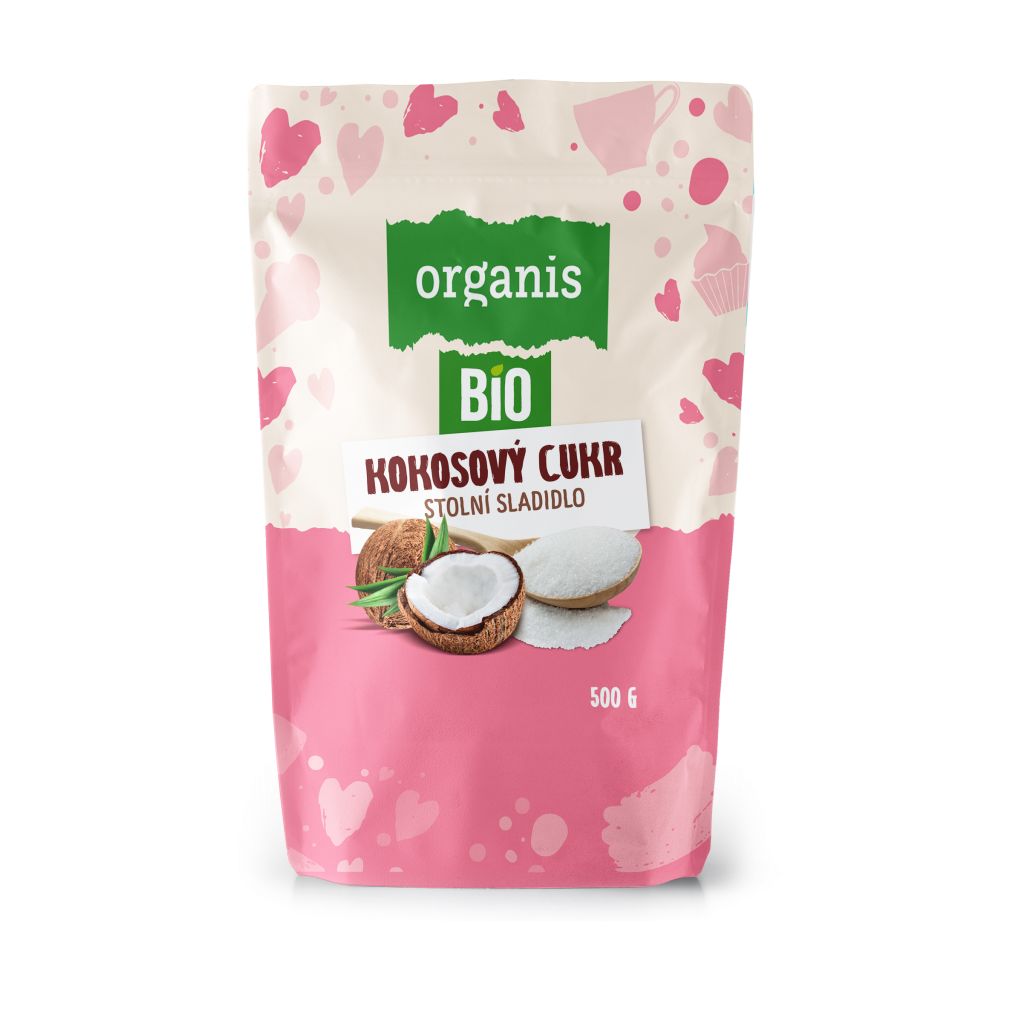 Organis Kokosový cukr BIO 500 g Organis