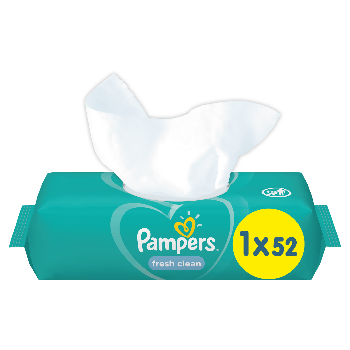 Pampers Fresh Clean vlhčené ubrousky 52 ks Pampers