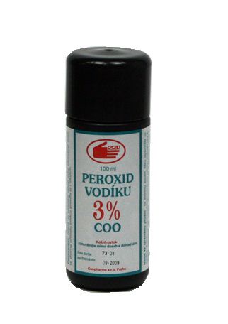 Peroxid vodíku 3% COO roztok 100 ml Peroxid vodíku