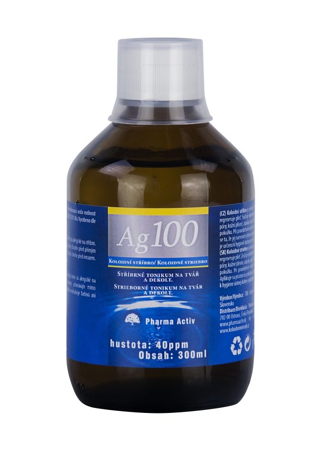 Pharma Activ Koloidní stříbro Ag.100 40 ppm 300 ml Pharma Activ