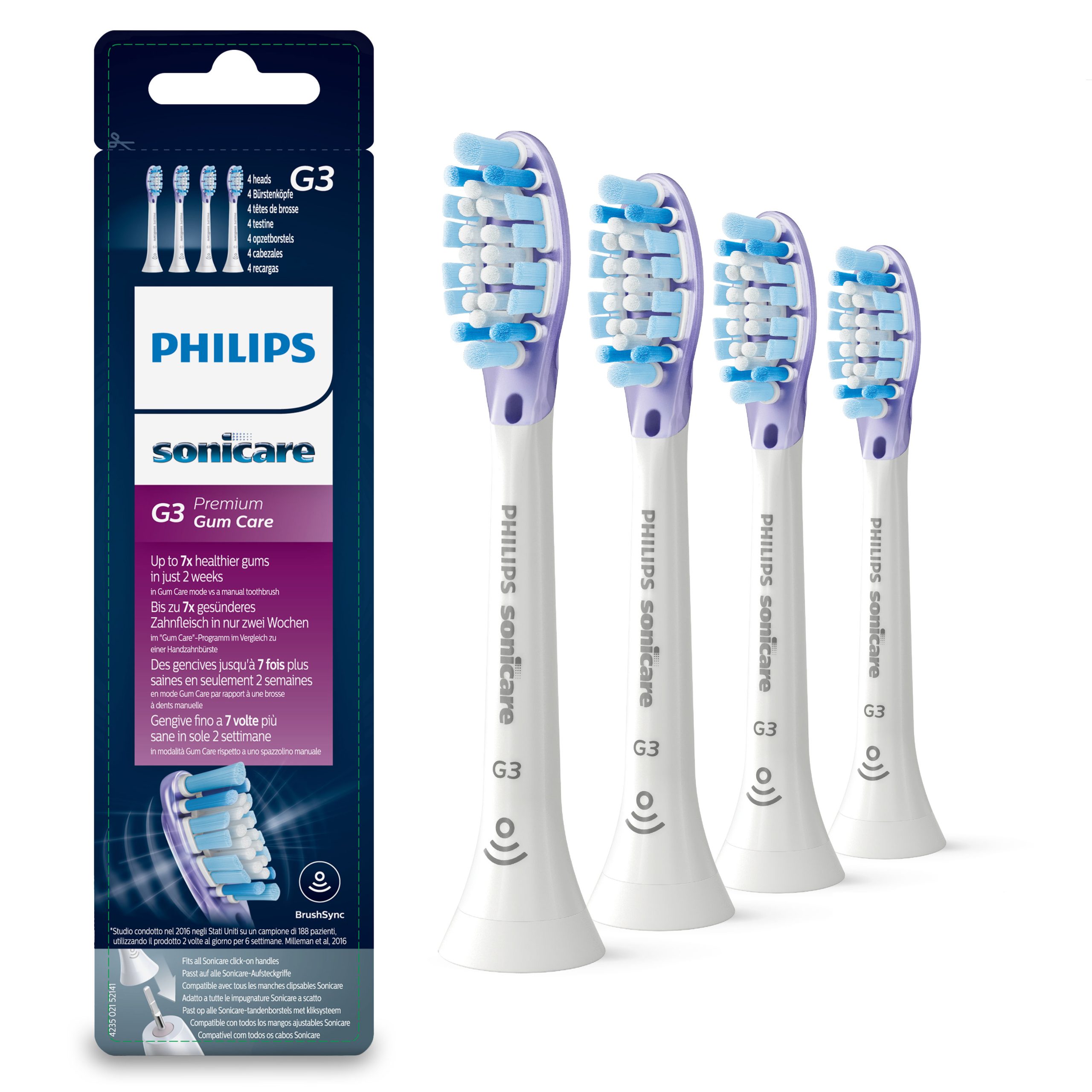 Philips Sonicare Premium Gum Care HX9054/17 náhradní hlavice 4 ks Philips Sonicare
