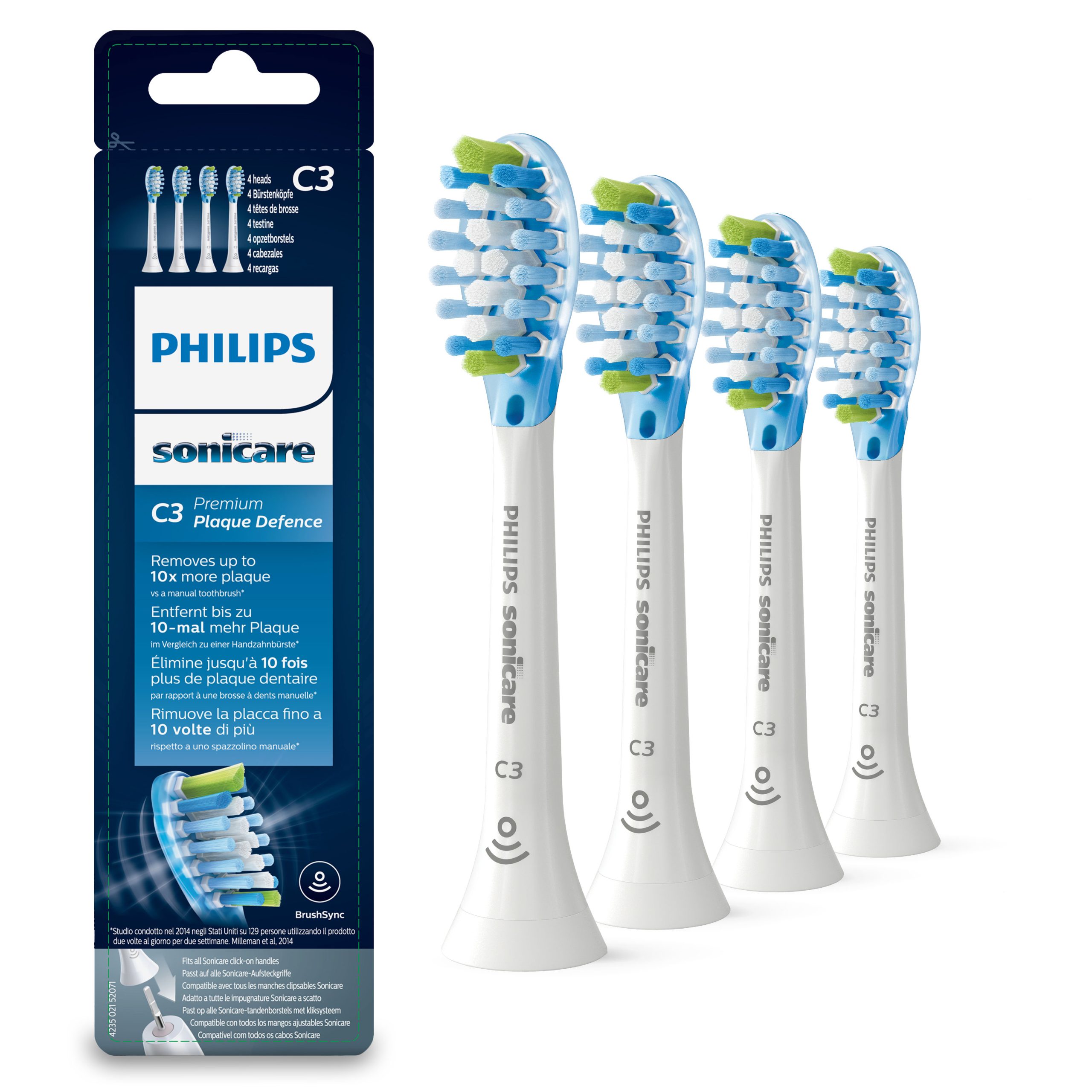 Philips Sonicare Premium Plaque Defence HX9044/17 náhradní hlavice 4 ks Philips Sonicare