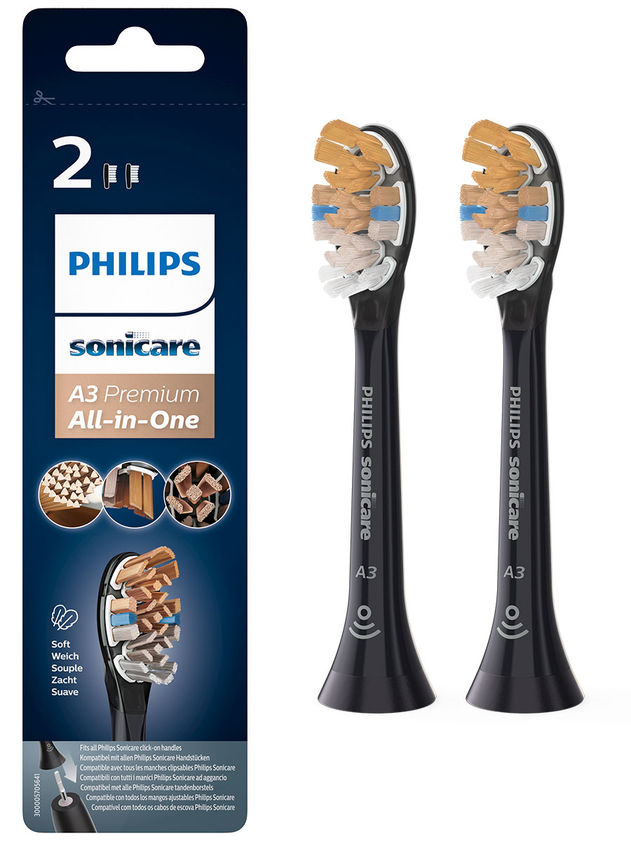 Philips Sonicare Prestige HX9092/11 náhradní hlavice 2 ks černá Philips Sonicare
