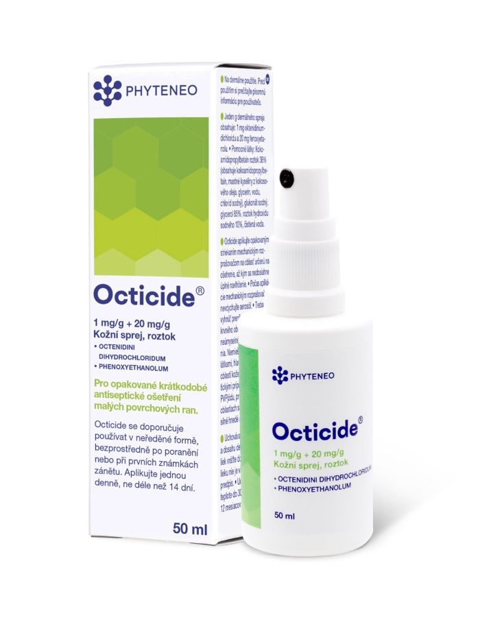 Phyteneo Octicide 1 mg/g + 20 mg/g kožní sprej