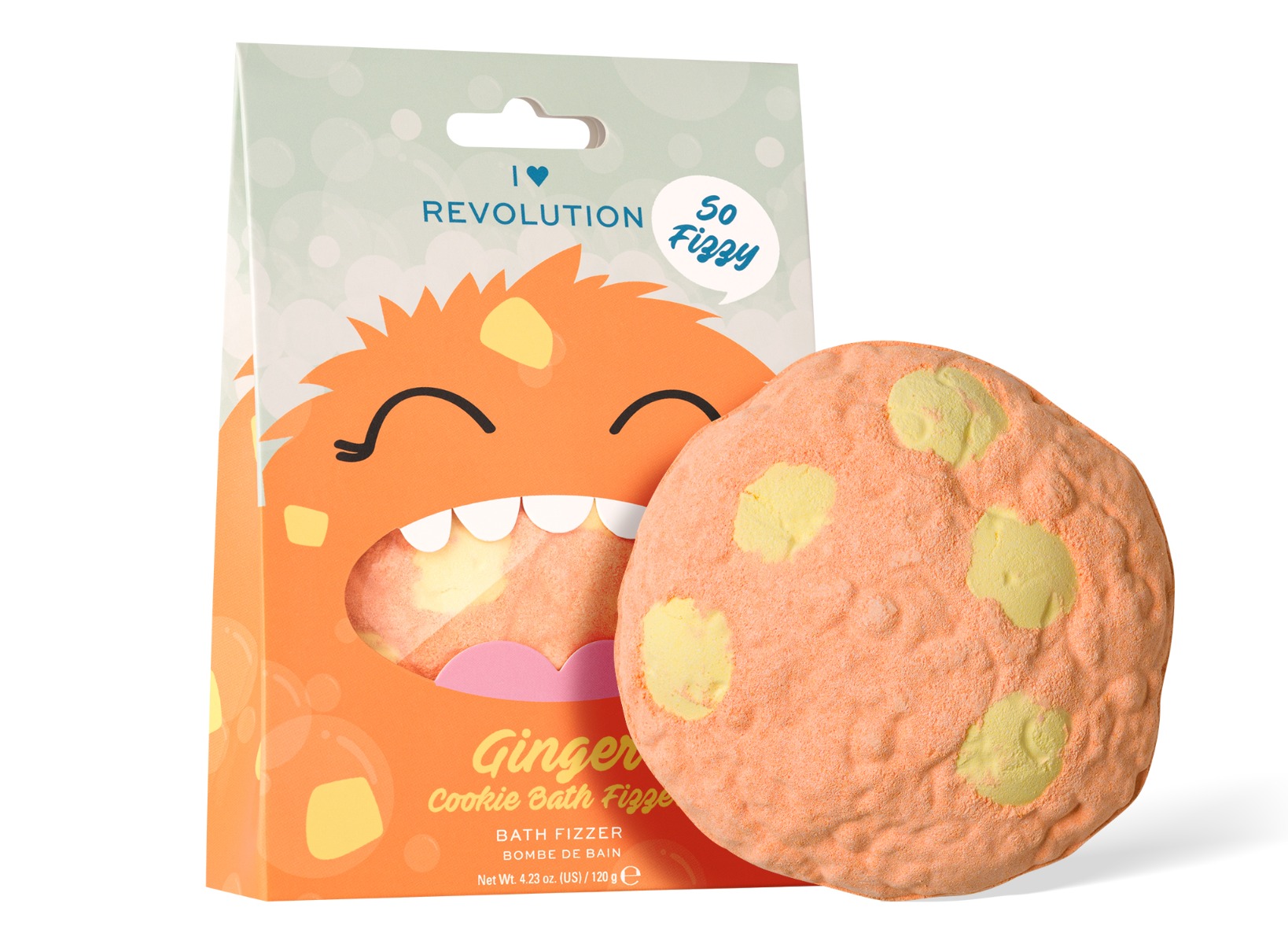 Revolution I Heart Ginger Cookie koupelová bomba 120 g Revolution I Heart