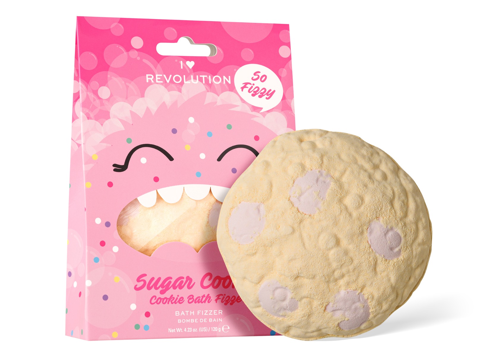 Revolution I Heart Sugar Cookie koupelová bomba 120 g Revolution I Heart