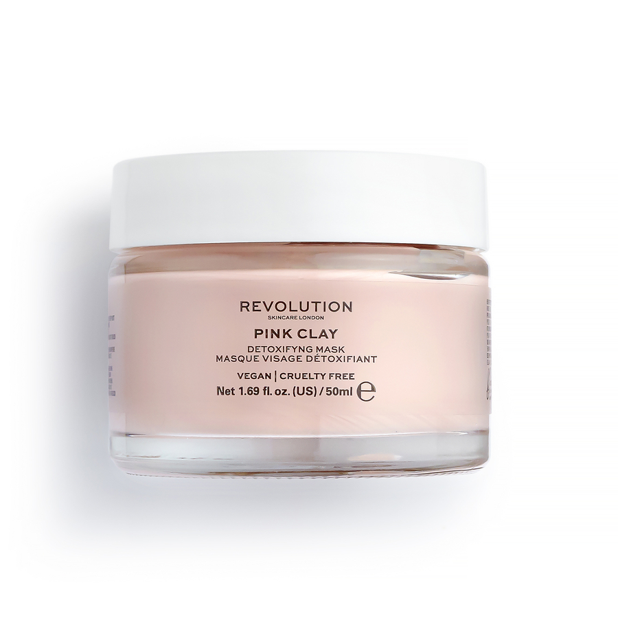 Revolution Skincare Pink Clay Detoxifying maska na obličej 50 ml Revolution Skincare