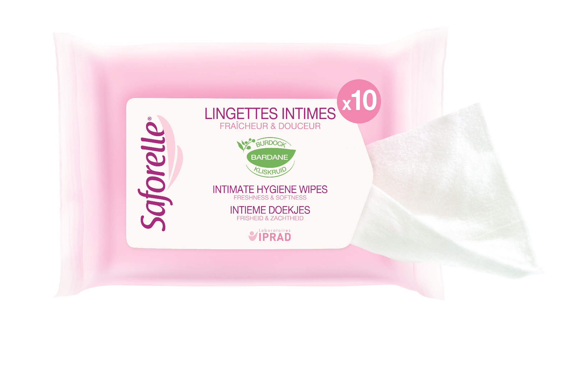 Saforelle Ubrousky pro intimní hygienu 10 ks Saforelle