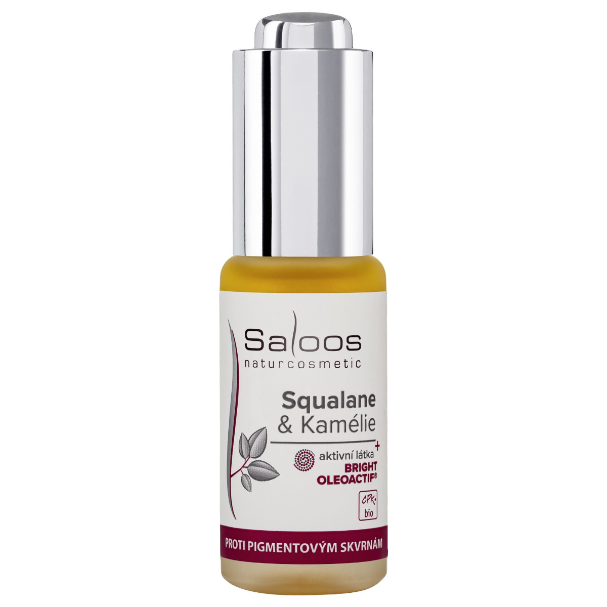 Saloos BIO Rostlinný elixír Squalane-Kamélie 20 ml Saloos