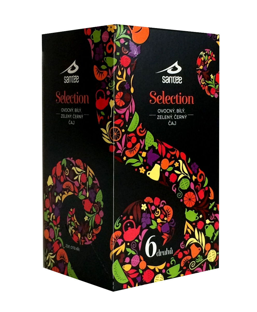 Santée Selection mix 6 druhů 18 sáčků Santée