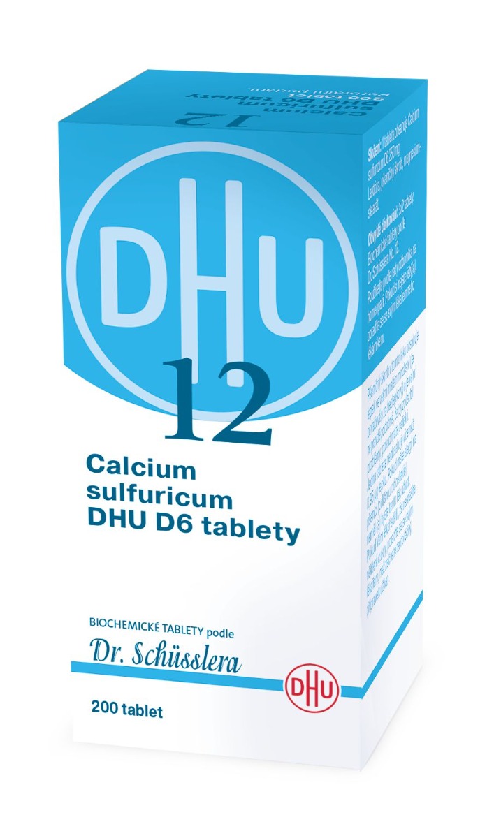 Schüsslerovy soli Calcium sulfuricum DHU D6 200 tablet Schüsslerovy soli
