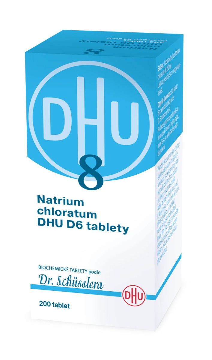 Schüsslerovy soli Natrium chloratum DHU D6 200 tablet Schüsslerovy soli
