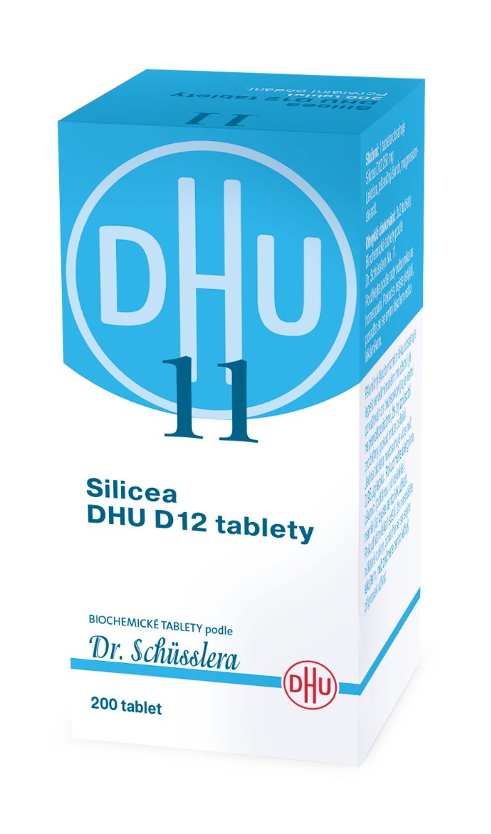 Schüsslerovy soli Silicea DHU D12 200 tablet Schüsslerovy soli