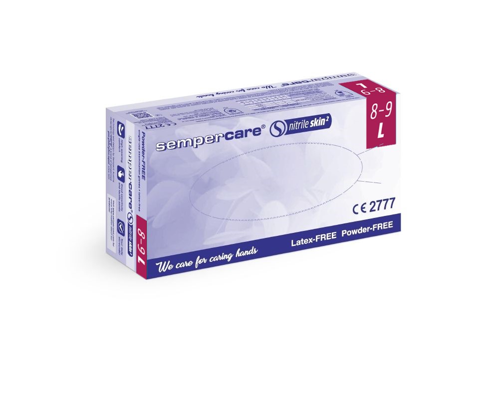 Sempercare Nitril Skin2 Jednorázové rukavice vel. L 200 ks Sempercare