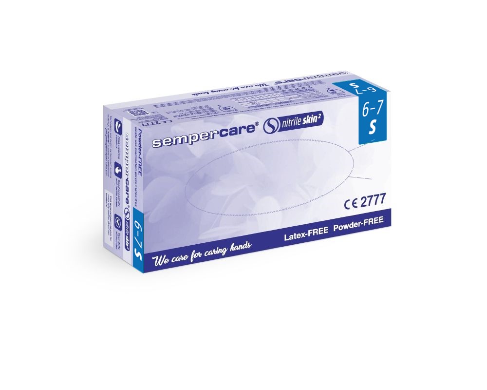 Sempercare Nitril Skin2 Jednorázové rukavice vel. S 200 ks Sempercare