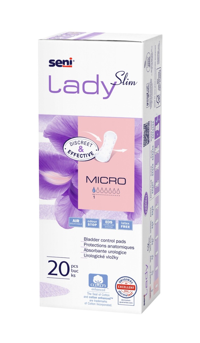 Seni Lady Slim Micro inkontinenční vložky 20 ks Seni