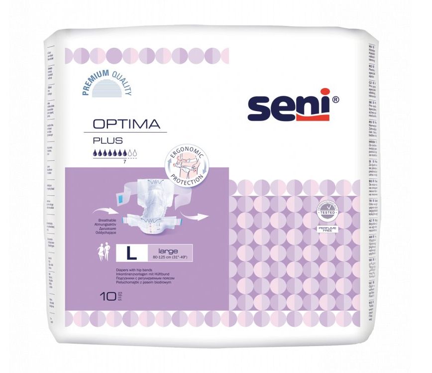 Seni Optima Plus Large inkontinenční plenkové kalhotky 10 ks Seni