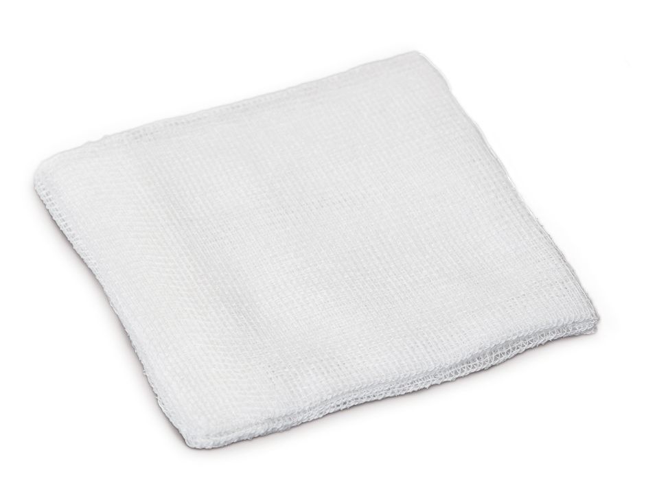 Sterilux Gáza kompresní nesterilní 17 vláken 8 vrstev 10 x 10 cm 100 ks Sterilux