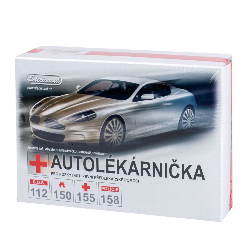 Steriwund Autolékárnička papírový obal vyhl.č. 206/2018 1 ks Steriwund
