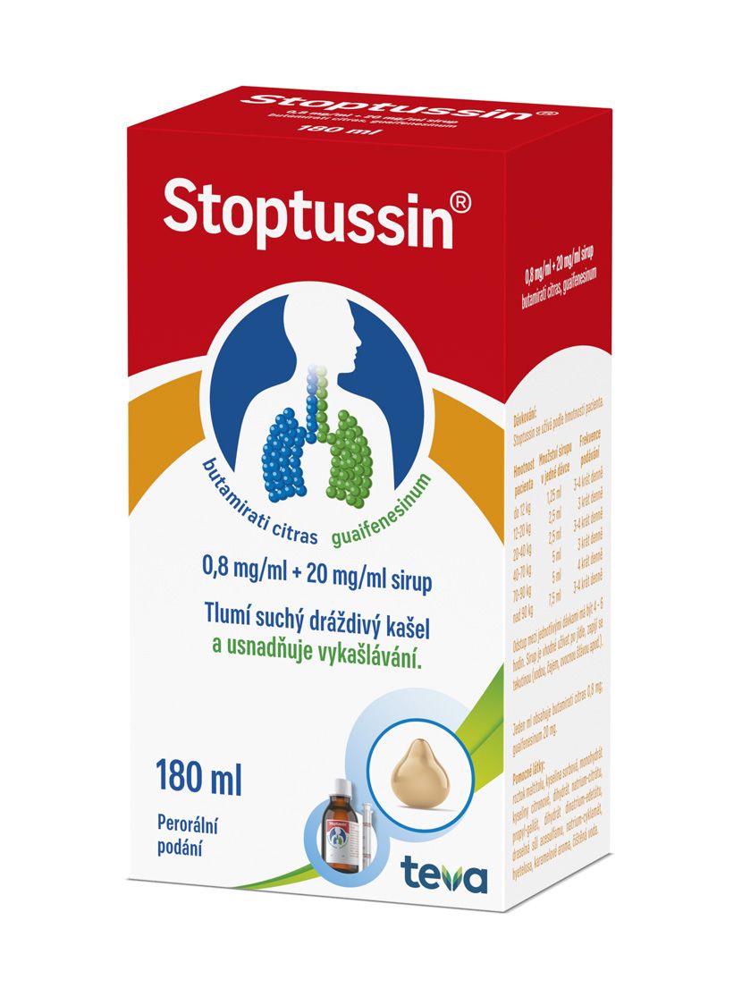 Stoptussin sirup 180 ml Stoptussin