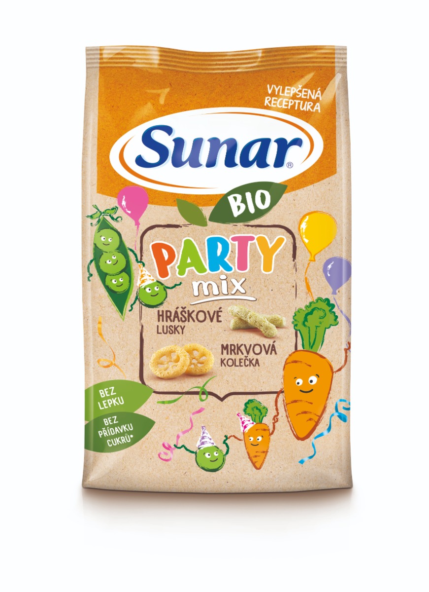 Sunar BIO Party mix křupky 45 g Sunar