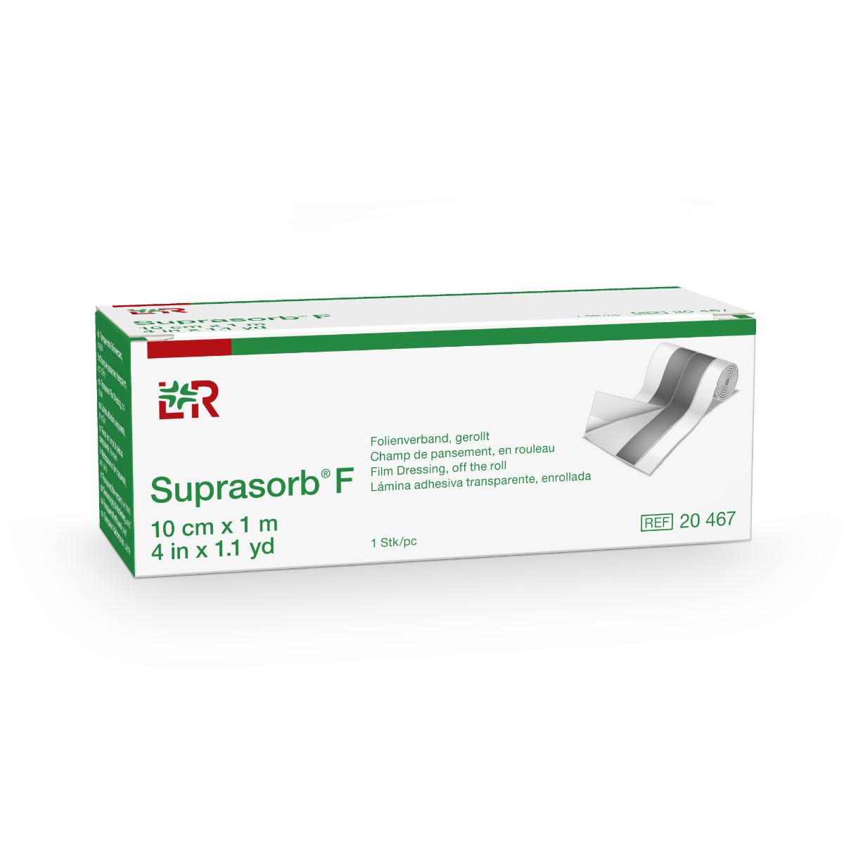 Suprasorb F 10 cm x 1 m nesterilní krytí 1 ks Suprasorb