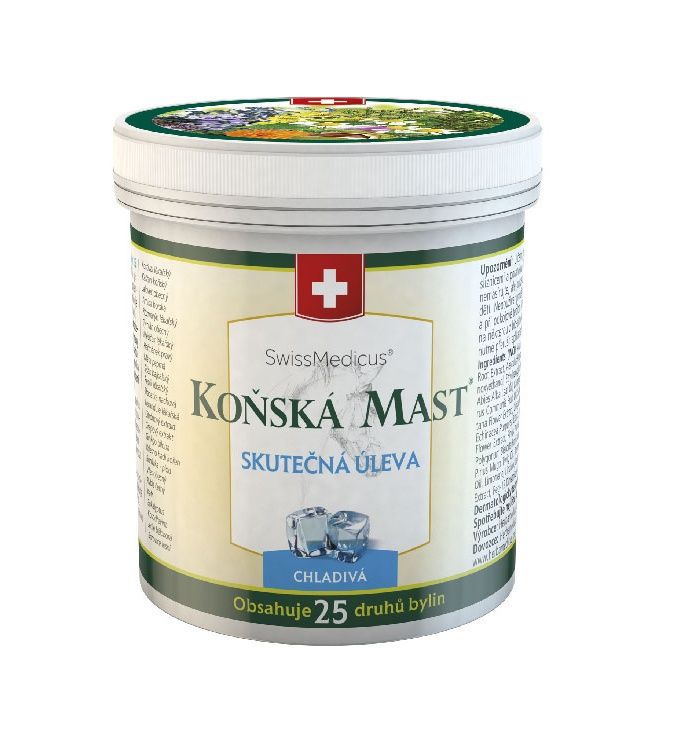 SwissMedicus Koňská mast chladivá 500 ml SwissMedicus