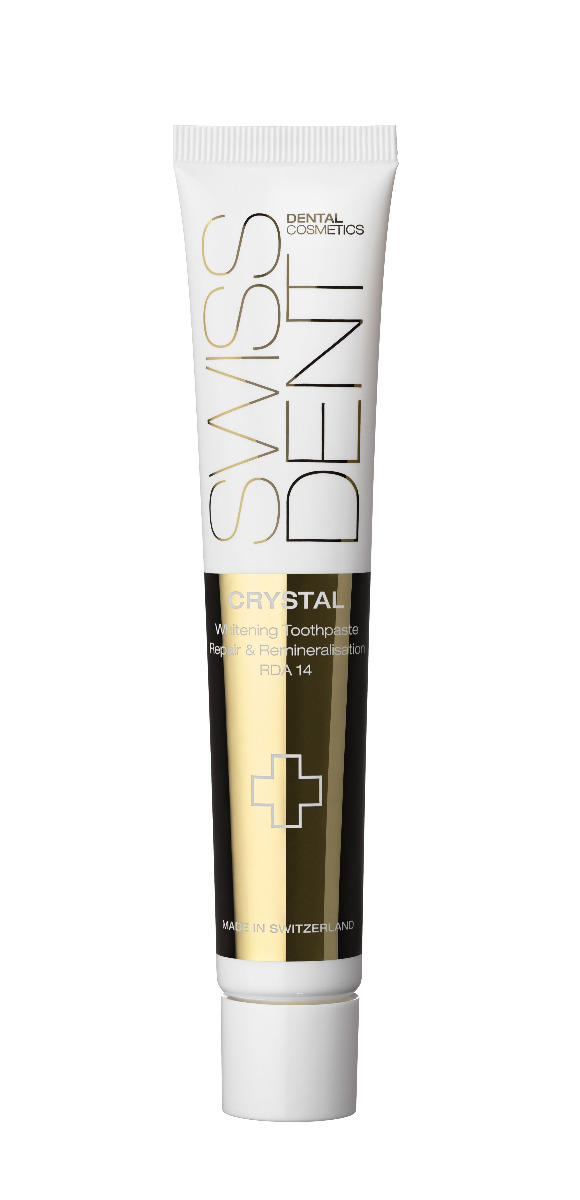Swissdent CRYSTAL regenerační zubní krém bez fluoridu 50 ml Swissdent