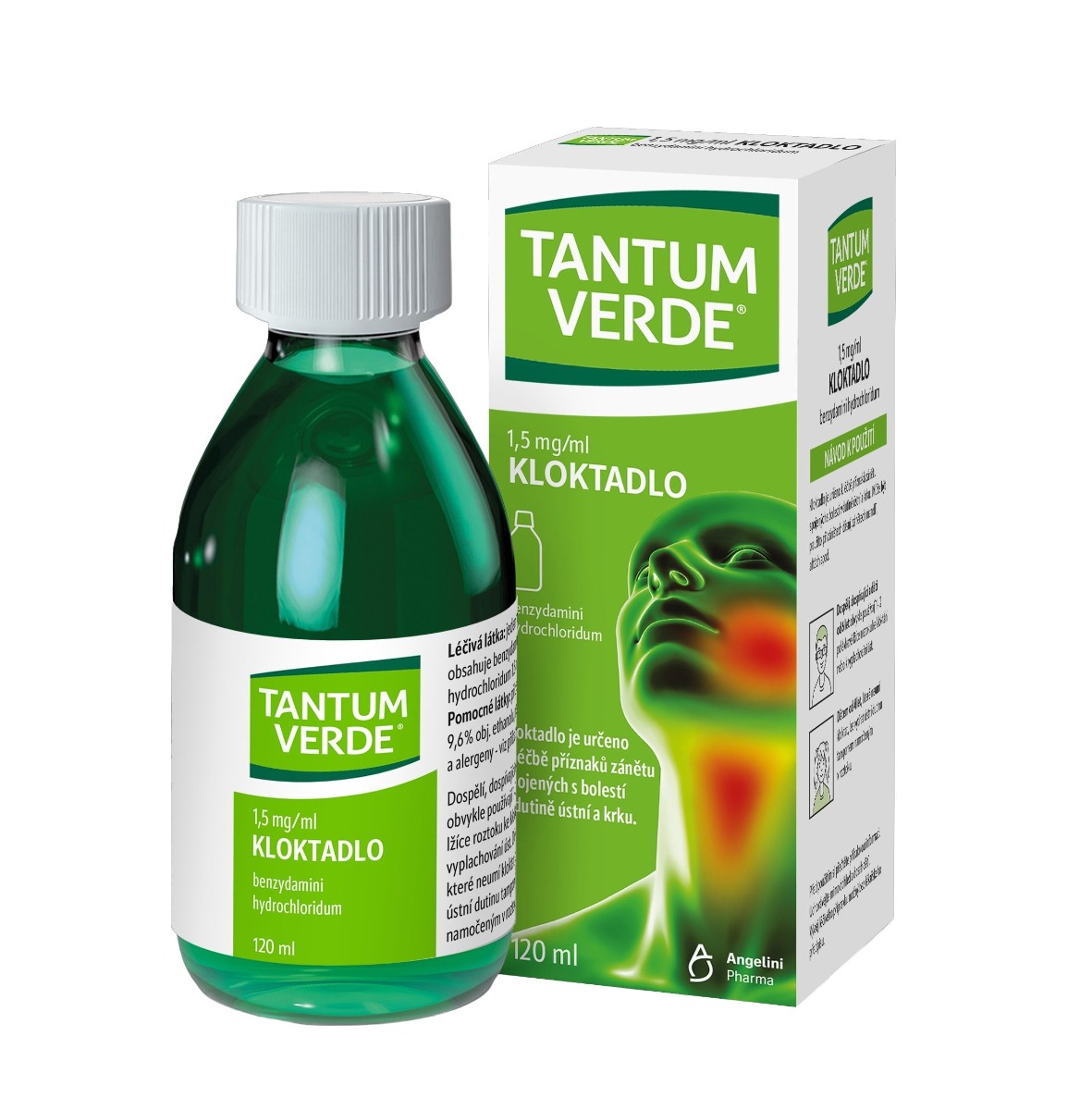 Tantum Verde roztok 120 ml Tantum Verde